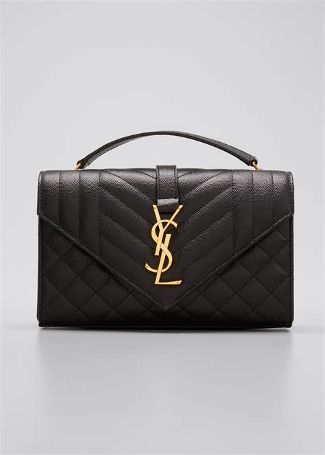 ysl monogram bags|YSL monogram leather satchel bag.